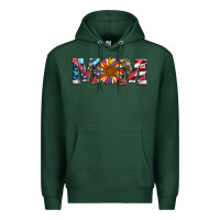 Sports Green mom with sunflower Premium Hoodie - Artiststas