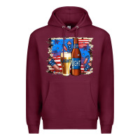 Burgundy just here for the light Premium Hoodie - Jasminsmagicworld