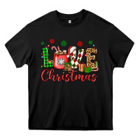 Black love christmas Heavy Core Tee - OliviaCreatesArt