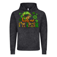 Vintage Black kiss me im irish st patricks lip stain Vintage Hoodie - LillyAllenDesigns