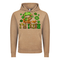 Vintage Coffee kiss me im irish st patricks lip stain Vintage Hoodie - LillyAllenDesigns