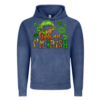 Vintage Denim kiss me im irish st patricks lip stain Vintage Hoodie - LillyAllenDesigns