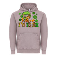 Vintage Zinc kiss me im irish st patricks lip stain Vintage Hoodie - LillyAllenDesigns