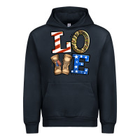 Navy love 4th of july army veteran Urban Hoodie - Jasminsmagicworld
