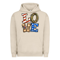 Pigment French Oak love 4th of july army veteran Urban Hoodie - Jasminsmagicworld