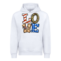 White love 4th of july army veteran Urban Hoodie - Jasminsmagicworld