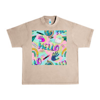 French Oak hello kindergarten seamless pattern Urban Heavy Tee - BundleAndBundleShop