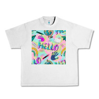 Lunar Rock hello kindergarten seamless pattern Urban Heavy Tee - BundleAndBundleShop