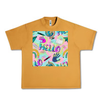 Peanut Butter hello kindergarten seamless pattern Urban Heavy Tee - BundleAndBundleShop