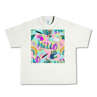 Pistachio hello kindergarten seamless pattern Urban Heavy Tee - BundleAndBundleShop