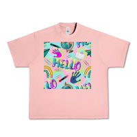 Salmon hello kindergarten seamless pattern Urban Heavy Tee - BundleAndBundleShop