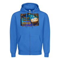True Royal happy birthday jesus Zipper Hoodie - RanaPortraitStore