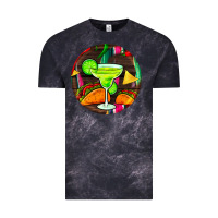 Cloud Black hispanic heritage month round earrings 2 Vintage Tee - BundleAndBundleShop