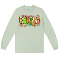 Matcha Christmas Baking Crew Long Sleeve Tee - CowhideDigitalArt