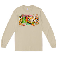 Mushroom Christmas Baking Crew Long Sleeve Tee - CowhideDigitalArt