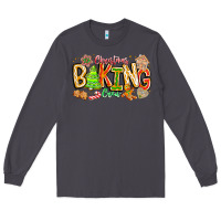 Smoke Christmas Baking Crew Long Sleeve Tee - CowhideDigitalArt