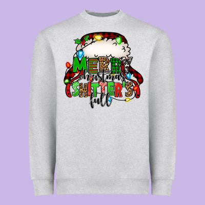 Merry Christmas Shitter's Full Christmas Vacation Heavyweight Sweatshirt Designed By Jasminsmagicworld