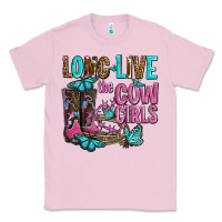 Bubblegum Pink long live the cowgirls olivia Classic Tee - OliviaCreatesArt