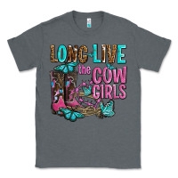 Charcoal Heather long live the cowgirls olivia Classic Tee - OliviaCreatesArt