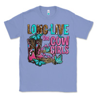 Colony Blue long live the cowgirls olivia Classic Tee - OliviaCreatesArt