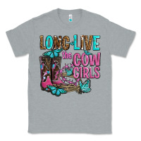 Heather Grey long live the cowgirls olivia Classic Tee - OliviaCreatesArt