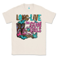 Natural long live the cowgirls olivia Classic Tee - OliviaCreatesArt