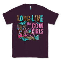 Plum long live the cowgirls olivia Classic Tee - OliviaCreatesArt