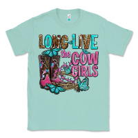 Seafoam long live the cowgirls olivia Classic Tee - OliviaCreatesArt