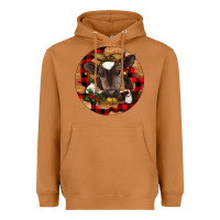 Meerkat Christmas Baby Cow Heavyweight Hoodie - RanaPortraitStore