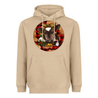 Mushroom Christmas Baby Cow Heavyweight Hoodie - RanaPortraitStore