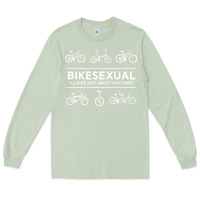 Matcha bikesexual   cyclist bicycle biking bike cycling t shirt tee gift Long Sleeve Tee - DesigneFamous