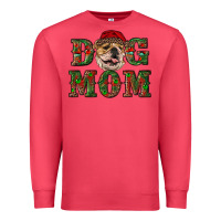 Cardinal Christmas English Bulldog Mom Premium Sweatshirt - RanaPortraitStore