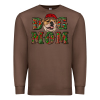 Chestnut Christmas English Bulldog Mom Premium Sweatshirt - RanaPortraitStore