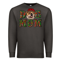 Christmas English Bulldog Mom Premium Sweatshirt | Teevron