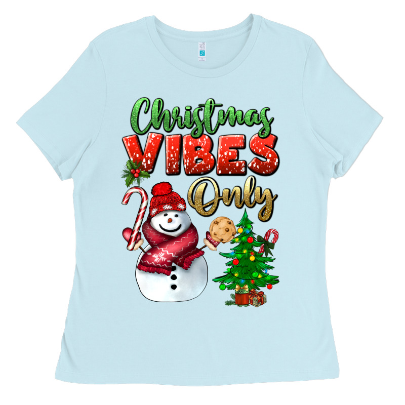 Christmas Vibes Only Ladies Tee by BundleAndBundleShop | Teevron