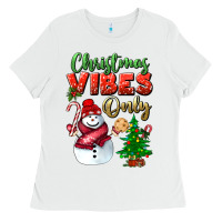 White christmas vibes only Ladies Tee - BundleAndBundleShop