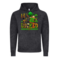 Vintage Black lets get lucked up st patricks Vintage Hoodie - LillyAllenDesigns