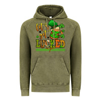 Vintage Olive lets get lucked up st patricks Vintage Hoodie - LillyAllenDesigns