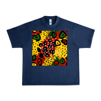 Navy african colors pattern Urban Heavy Tee - BundleAndBundleShop