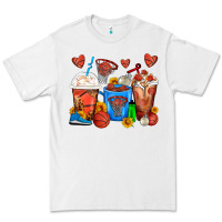 White Basketball Coffee Cups Premium Tee - FaDigitalArtStudio