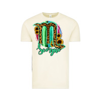 Vintage Arctic Scorpio Zodiac Sign Sunflower Leopard Serape Vintage Tee - RanaPortraitStore