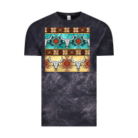 Cloud Black native american aztec seamless pattern 3 Vintage Tee - BundleAndBundleShop
