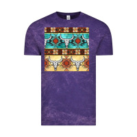 Cloud Purple native american aztec seamless pattern 3 Vintage Tee - BundleAndBundleShop