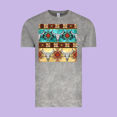 Native American Aztec Seamless Pattern 3 Vintage Tee Designed By Bundleandbundleshop
