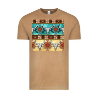 Vintage Camel native american aztec seamless pattern 3 Vintage Tee - BundleAndBundleShop
