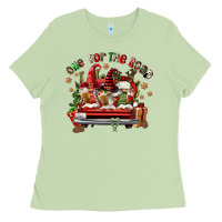 Matcha one for the road coffee Ladies Tee - FaDigitalArtStudio