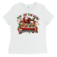 White one for the road coffee Ladies Tee - FaDigitalArtStudio