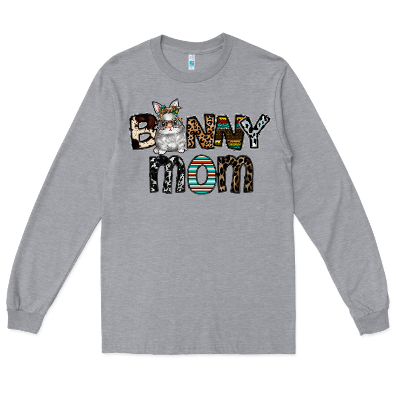 Bunny Mom Long Sleeve Tee by CowhideDigitalArt | Teevron
