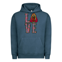 Pigment Midnight Navy love lady of guadalupe Urban Hoodie - Jasminsmagicworld