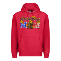 Cardinal military mom with soldier boots Premium Hoodie - Artiststas
